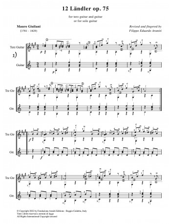 12 Ländler op. 75