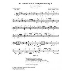Six Contre-danses Françaises dall'op. 8