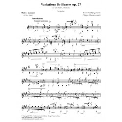 Variazioni sopra un Tema allemando op. 27