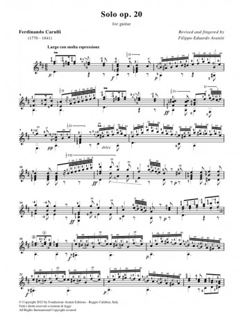 Solo op. 20