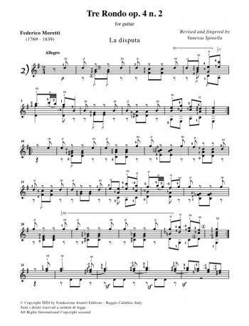 Tre Rondo op. 4 - 2 La disputa