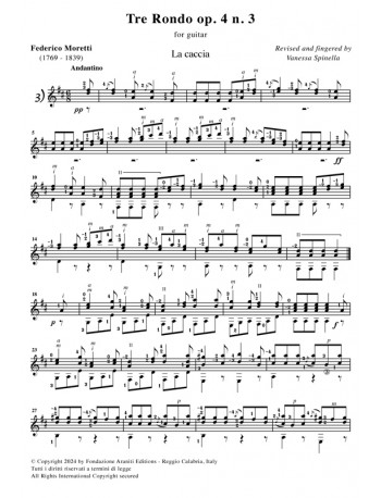 Tre Rondo op. 4 - 3 La caccia