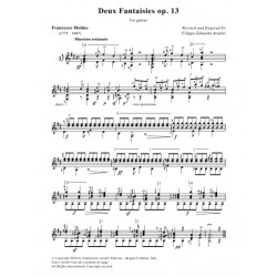 Francesco Molino - Deux Fantaisies op. 13 for guitar