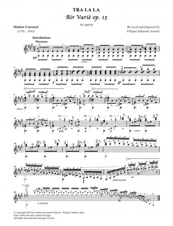 Tra la la Air Variè op. 15