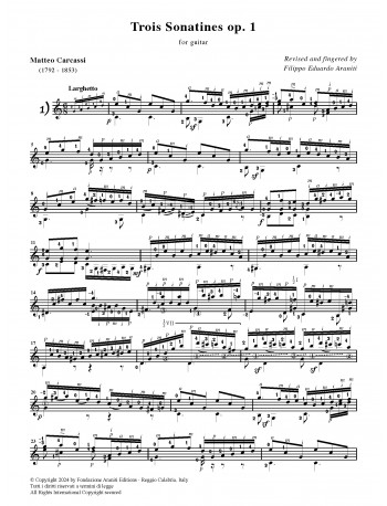 Trois Sonatines op. 1